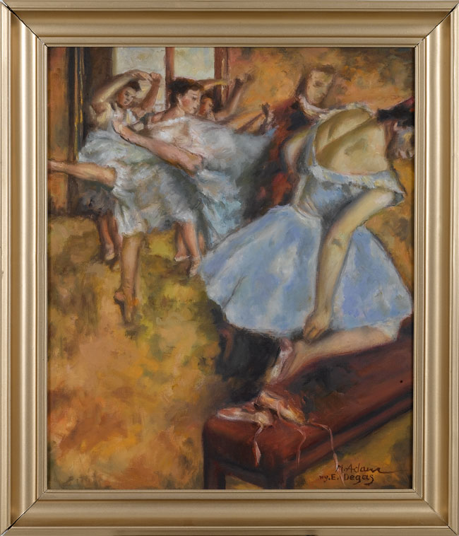 Lekcja baletu wg E. Degas