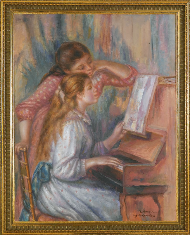 Lekcja muzyki wg Renoira
