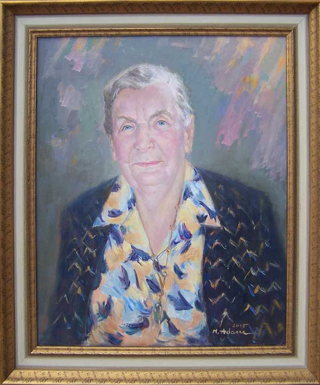 Portret pani Marii, matki prof. Alfredy Graczykowej