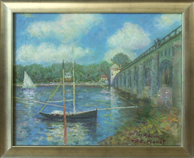 Pejzaż z Argenteuil wg C. Moneta